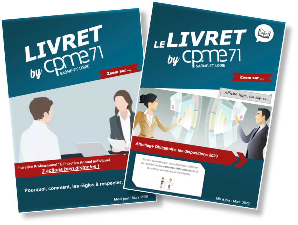 2 nouveaux Livrets à votre disposition ! CPME71